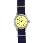 M120 Watch with Blue Strap M120 Watch The Regimental Shop Silver/Yellow/Blue  
