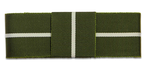 Green Howards Ribbon for any brimmed hat Ribbon for hat The Regimental Shop 75cm (30") with Loop Green/Silver 