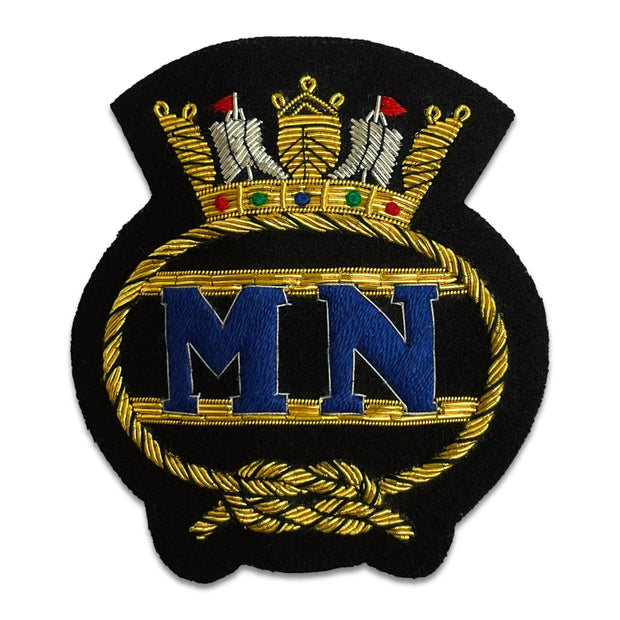 Merchant Navy Blazer Badge Blazer badge The Regimental Shop Black/Gold/Blue One size fits all 