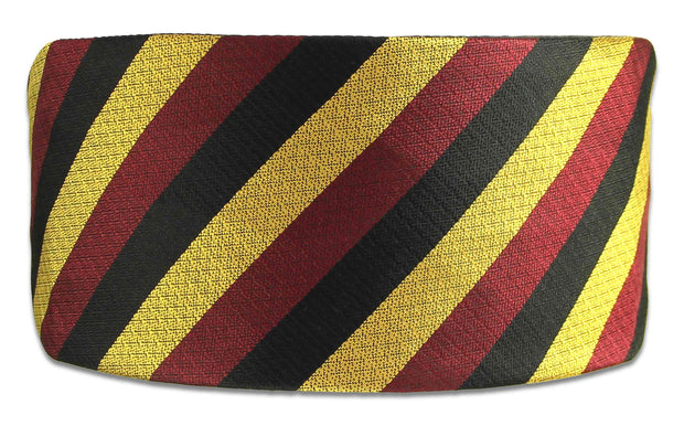 Prince of Wales's Own Regiment of Yorkshire Silk Non Crease Cummerbund Cummerbund, Silk The Regimental Shop Yellow/Black/Red one size fits all 