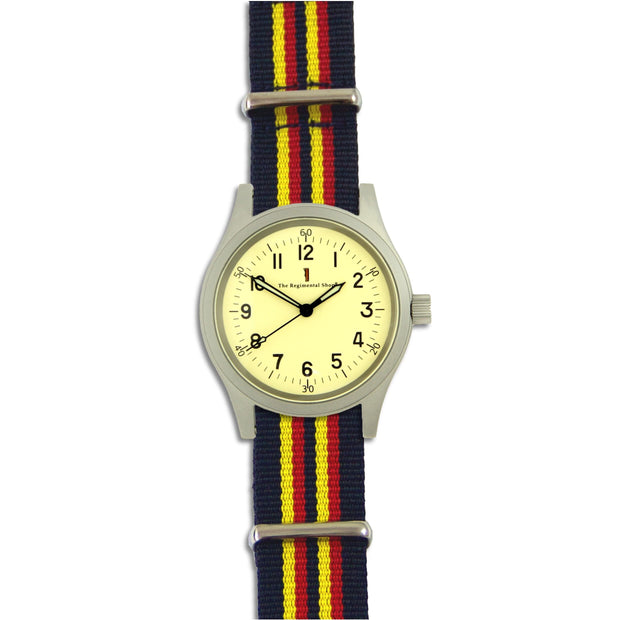 REME M120 Watch M120 Watch The Regimental Shop Silver/Yellow/Blue/Yellow/Red  