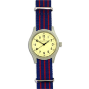 Royal Army Ordnance Corps M120 Watch M120 Watch The Regimental Shop Silver/Yellow/Blue/Red  