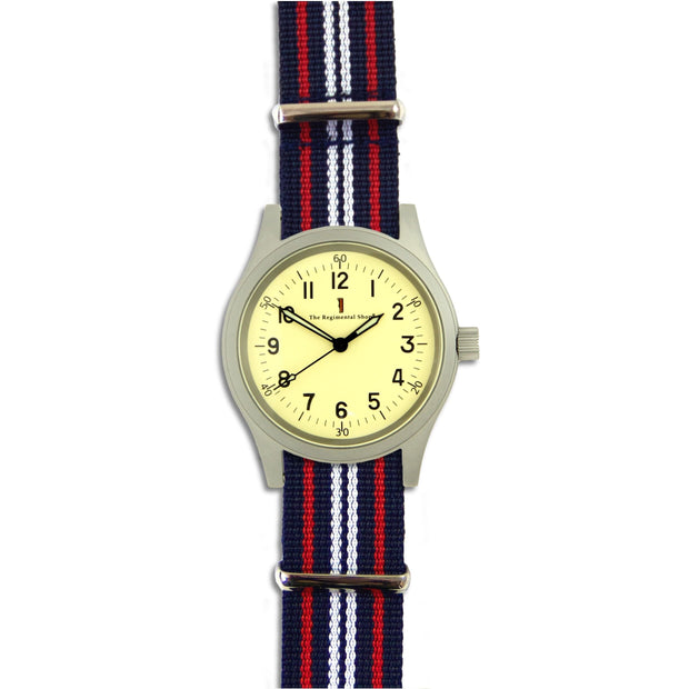 Royal Corps of Transport M120 Watch M120 Watch The Regimental Shop Silver/Yellow/Blue/White/Red  