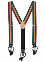 Royal Dragoon Guards Braces Braces The Regimental Shop Maroon/Gold/Green one size fits all 