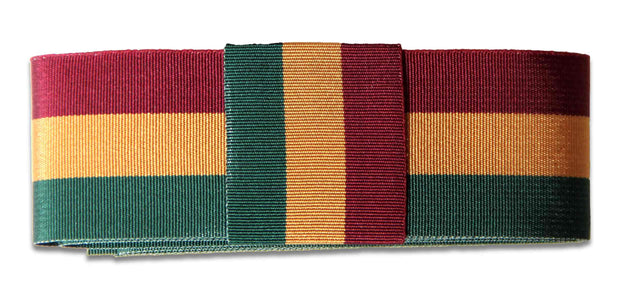Royal Dragoon Guards Regiment Ribbon for any brimmed hat Ribbon for hat The Regimental Shop 75cm (30") with Loop Green/Gold/Red 
