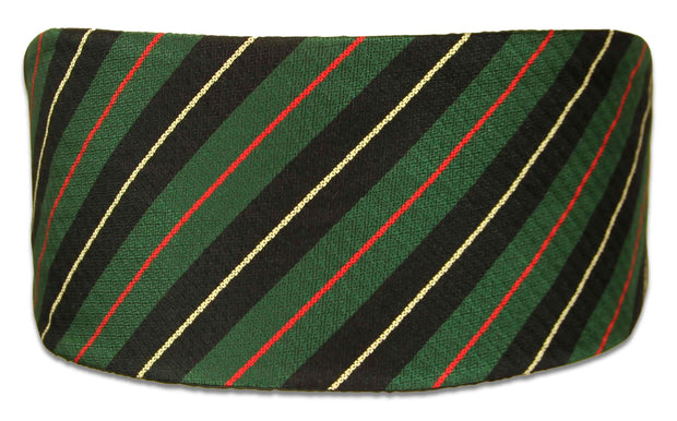 Royal Irish Rangers Silk Non Crease Cummerbund Cummerbund, Silk The Regimental Shop Green/Black/Red/Buff one size fits all 