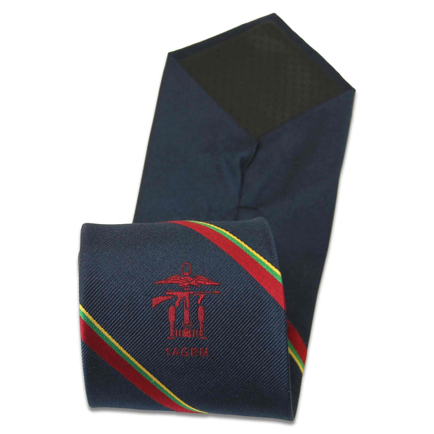 1 Assault Group Royal Marines (AGRM) Tie (Silk) Tie, Silk, Woven The Regimental Shop Blue/Red/Green/Yellow one size fits all 