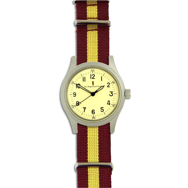 Royal Regiment of Fusiliers M120 Watch M120 Watch The Regimental Shop Silver/Yellow/Maroon  