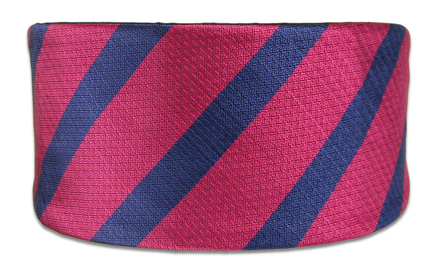 Royal Welch Fusiliers Silk Non Crease Cummerbund Cummerbund, Silk The Regimental Shop Pink/Blue one size fits all 
