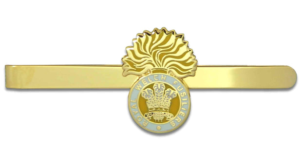 Royal Welch Fusiliers Regimental Tie Clip/Slide Tie Clip, Metal The Regimental Shop Gold/Yellow/White One Size 