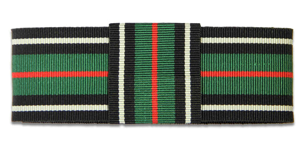 Royal Irish Rangers Ribbon for any brimmed hat Ribbon for hat The Regimental Shop 75cm (30") with Loop Green/Black/Red/Silver 