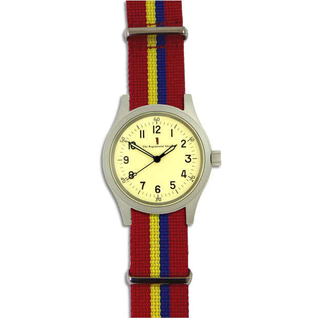 Royal Military Academy Sandhurst M120 Watch M120 Watch The Regimental Shop Silver/Yellow/Red/Blue  