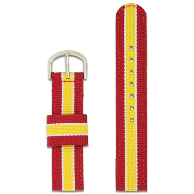 The Royal Lancers Two Piece Watch Strap Two Piece Watch Strap The Regimental Shop Red/Yellow/White one size fits all 