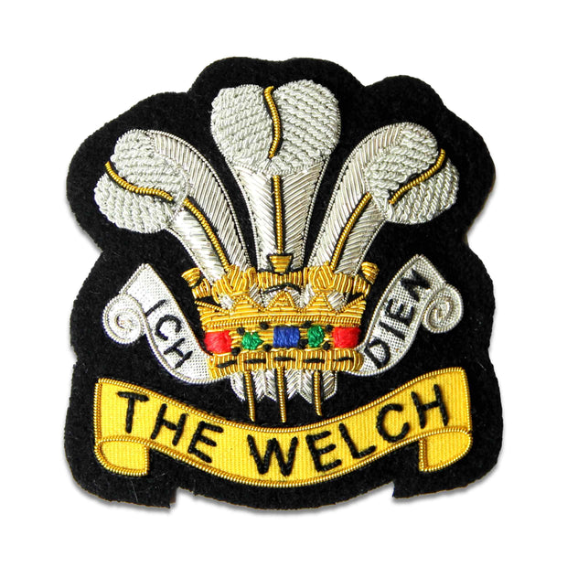 The Welch Regiment Blazer Badge Blazer badge The Regimental Shop Black/Silver/Yellow One size fits all 