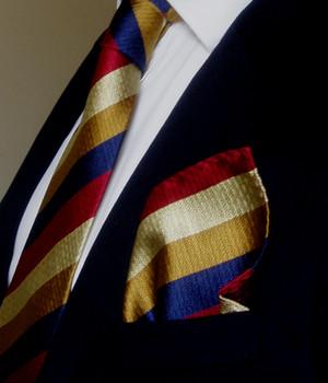 Royal Regiment of Fusiliers (Assoc.) Silk Non Crease Pocket Square Pocket Square The Regimental Shop   