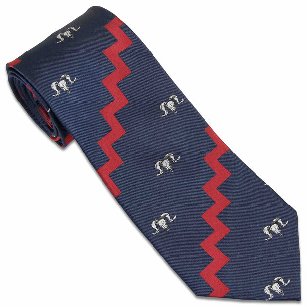 1st Artillery Brigade Tie (Silk) Tie, Silk, Woven The Regimental Shop Blue/Red One Size 