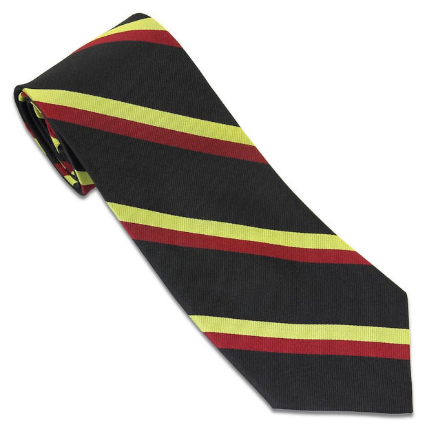 1st Battalion Royal Anglian (Vikings) and Royal Norfolk Tie (Silk) Tie, Silk, Woven The Regimental Shop Black/Red/Yellow one size fits all 