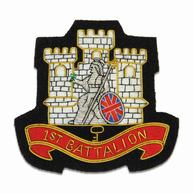 1st Battalion Royal Anglian Regiment (Vikings) Blazer Badge Blazer badge The Regimental Shop Black/Red/Gold/White One size fits all 