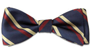 2nd Battalion  Royal Anglian Regiment (Poachers) Self Tie Polyester Bow Tie Bowtie, Polyester The Regimental Shop Dark Blue/Buff/Maroon one size fits all 