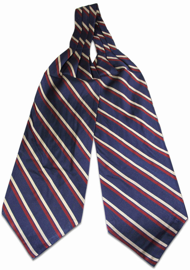 2nd Battalion Royal Anglian Regiment (Poachers) Silk Cravat Cravat The Regimental Shop Blue/Maroon/Buff one size fits all 