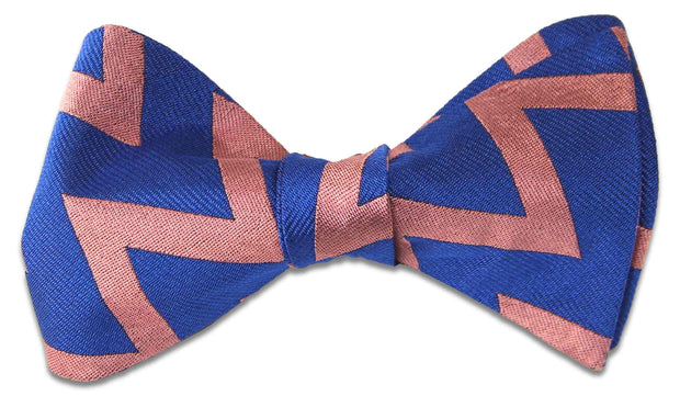 3 Royal Horse Artillery "Livers In" Silk (Self Tie) Bow Tie Bowtie, Silk The Regimental Shop Blue/Pink one size fits all 
