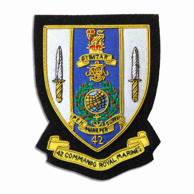 42 Commando Blazer Badge Blazer badge The Regimental Shop Black/White/Gold/Blue One size fits all 