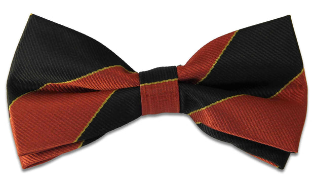 4/7 Royal Dragoon Guards Polyester (Pretied) Bow Tie Bowtie, Polyester The Regimental Shop Copper/Black/Yellow one size fits all 