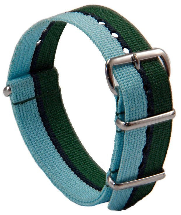 Royal Corps of Signals G10 Watch Strap Watch Strap, G10 The Regimental Shop Blue/Green one size fits all 