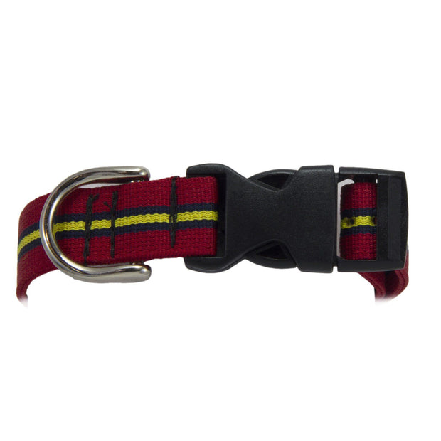 Royal Artillery "Stable Belt" Dog Collar Dog Collar The Regimental Shop Small - Up to 13" (33cm) red/black/yellow 