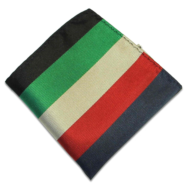 4 Pocket Square The Regimental Shop Black/Green/White/Red/Blue one size fits all 