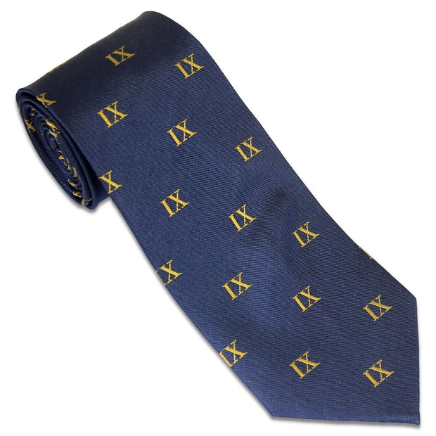 9th Regiment Royal Logistic Corps (RLC) Sergeant's Mess tie (Silk) Tie, Silk, Woven The Regimental Shop Blue/Gold one size fits all 