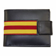 9th/12th Royal Lancers Leather Wallet Wallet The Regimental Shop Black/Gold/Maroon one size fits all 