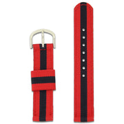 Adjutant General's Corps Two Piece Watch Strap Two Piece Watch Strap The Regimental Shop Red/Dark Blue one size fits all 