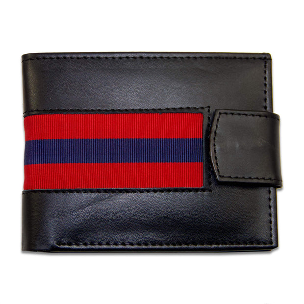 Adjutant General's Corps (AGC) Leather Wallet Wallet The Regimental Shop Black/Red/Navy Blue one size fits all 