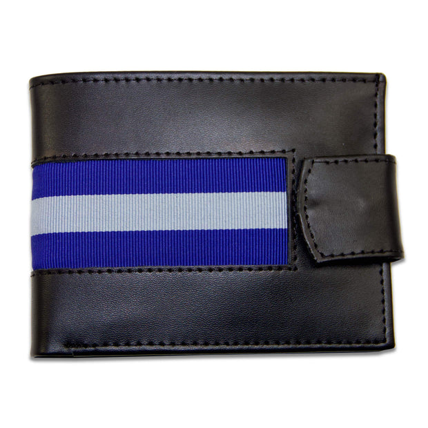 Army Air Corps (AAC) Leather Wallet Wallet The Regimental Shop Black/Blue one size fits all 