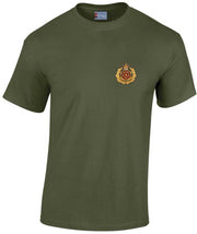Duke of Lancaster's Cotton Regimental T-shirt Clothing - T-shirt The Regimental Shop Small: 34/36" Army Green (Olive) 