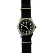 G10 Military Watch with Black Leather Watch Strap G10 Watch The Regimental Shop   