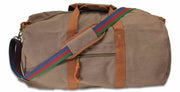 Black Watch Canvas Holdall Bag Holdall Bag The Regimental Shop Vintage Brown  