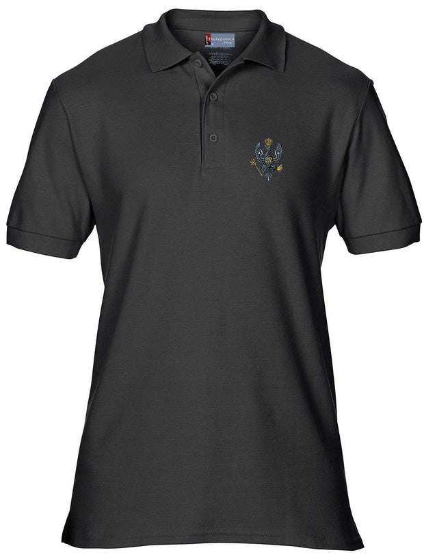 King's Royal Hussars (KRH) Regimental Polo Shirt Clothing - Polo Shirt The Regimental Shop 42" (L) Black 