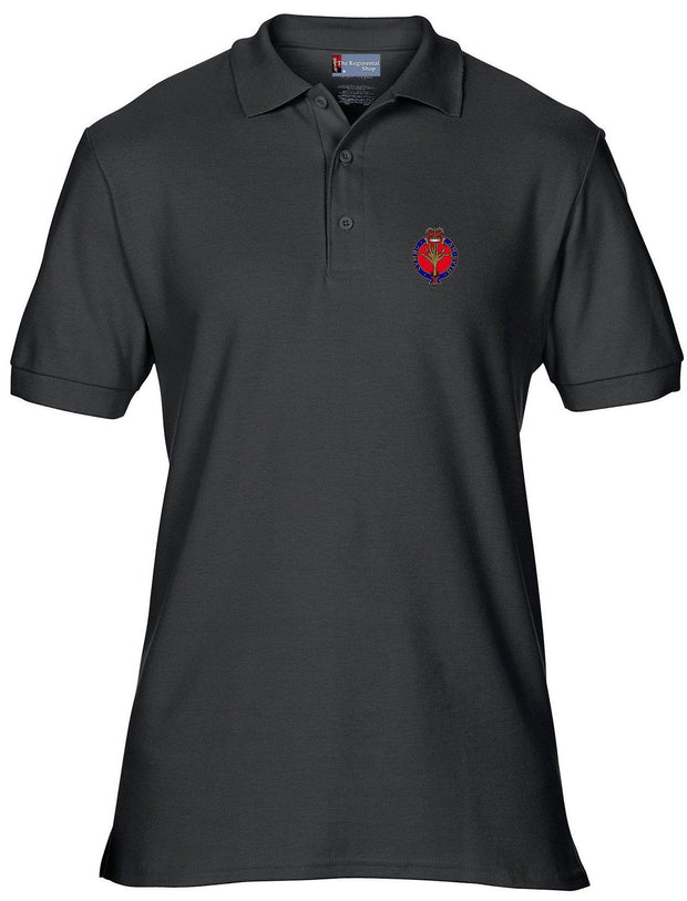 Welsh Guards Regimental Polo Shirt Clothing - Polo Shirt The Regimental Shop 42" (L) Black 