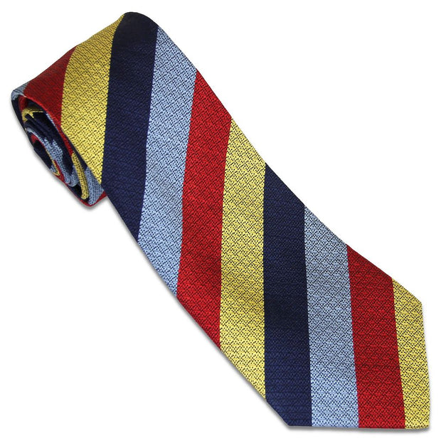 The Royal Corps of Army Music (Country) Tie (Silk Non Crease) Tie, Silk Non Crease The Regimental Shop Navy Blue/Yellow/Red/Light Blue one size fits all 