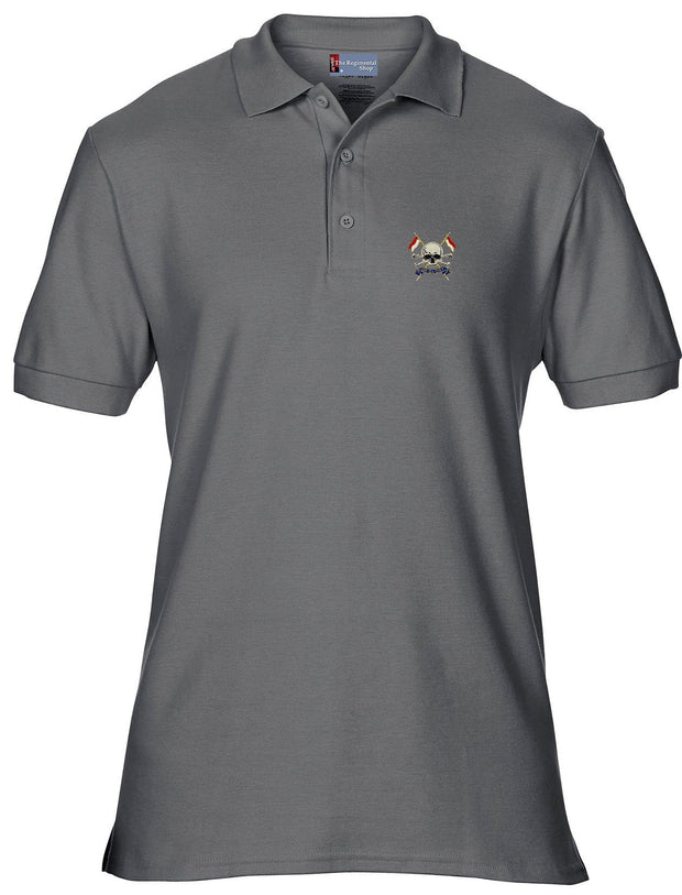 The Royal Lancers Polo Shirt Clothing - Polo Shirt The Regimental Shop 38/40" (M) Charcoal 