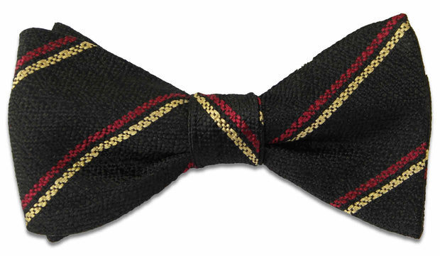 Cheshire Regiment (Town) Silk Non Crease (Self Tie) Bow Tie Bowtie, Silk The Regimental Shop Black/Maroon/Gold one size fits all 