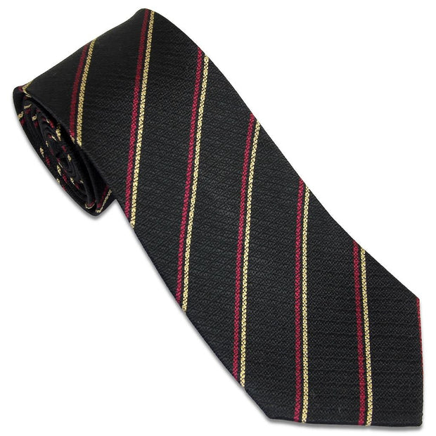 Cheshire Regiment (Town) Tie (Silk Non Crease) Tie, Silk Non Crease The Regimental Shop Black/Maroon/Buff one size fits all 