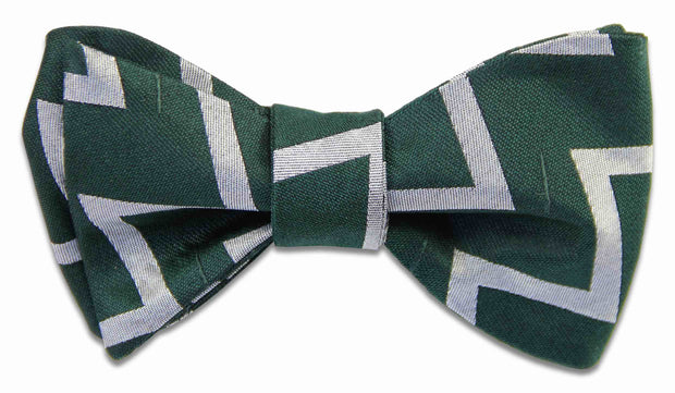 Commando Helicopter Force (CHF) 'Junglies' Silk Self Tie Bow Tie Bowtie, Silk The Regimental Shop Green/Silver One Size 