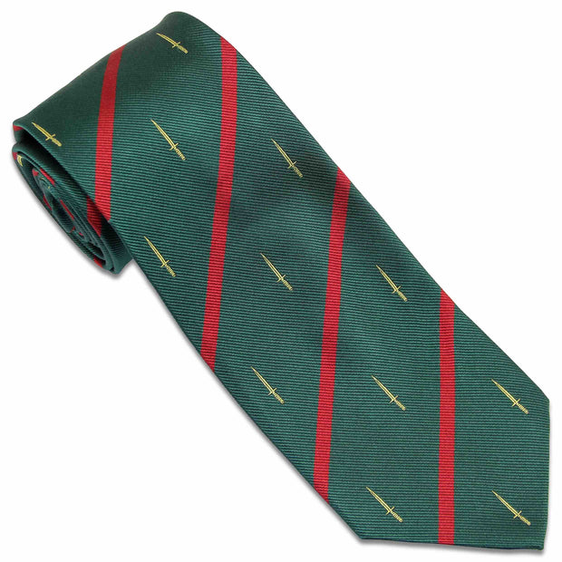 Royal Marines Commando Training Centre (CTCRM) Tie (Silk) Tie, Silk, Woven The Regimental Shop Green/Red/Gold one size fits all 