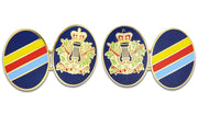 The Royal Corps of Army Music Cufflinks Cufflinks, Gilt Enamel The Regimental Shop Blue/Red/Yellow/Gold one size fits all 