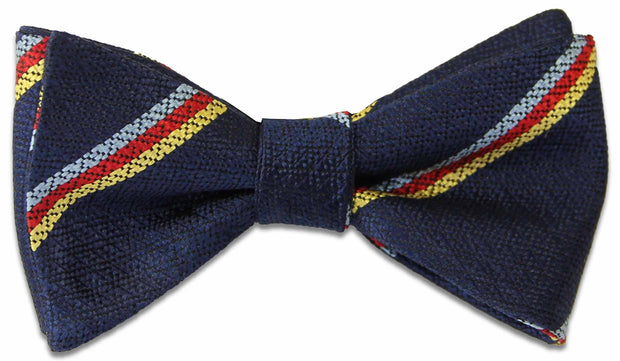 The Royal Corps of Army Music Silk Non Crease Self Tie Bow Tie Bowtie, Silk The Regimental Shop Navy Blue/Yellow/Red/Light Blue one size fits all 