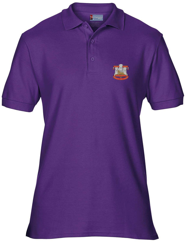 Devonshire And Dorset Regiment Polo Shirt Clothing - Polo Shirt The Regimental Shop 36" (S) Purple 