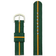Devonshire and Dorsets Two Piece Watch Strap Two Piece Watch Strap The Regimental Shop Green/Yellow one size fits all 